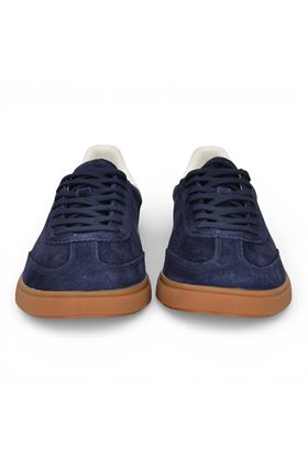 Sneaker uomo Polo R.L. in camoscio colore blu. POLO RALPH LAURENT | 809978008-001